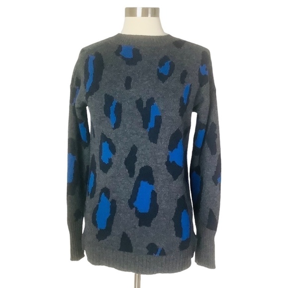 Athleta Wool Cashmere Leopard Crew Sweater MSRP$ 228 - Picture 16 of 16